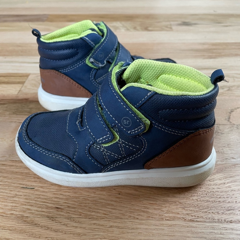Stride Rite 360 Boy's Cedric High-Top Sneaker, 8 toddler